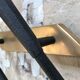 Pair of vintage metal and brass sconces