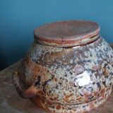Soup bowls and cups in Puisaye stoneware by Jean-Pierre Prud'homme