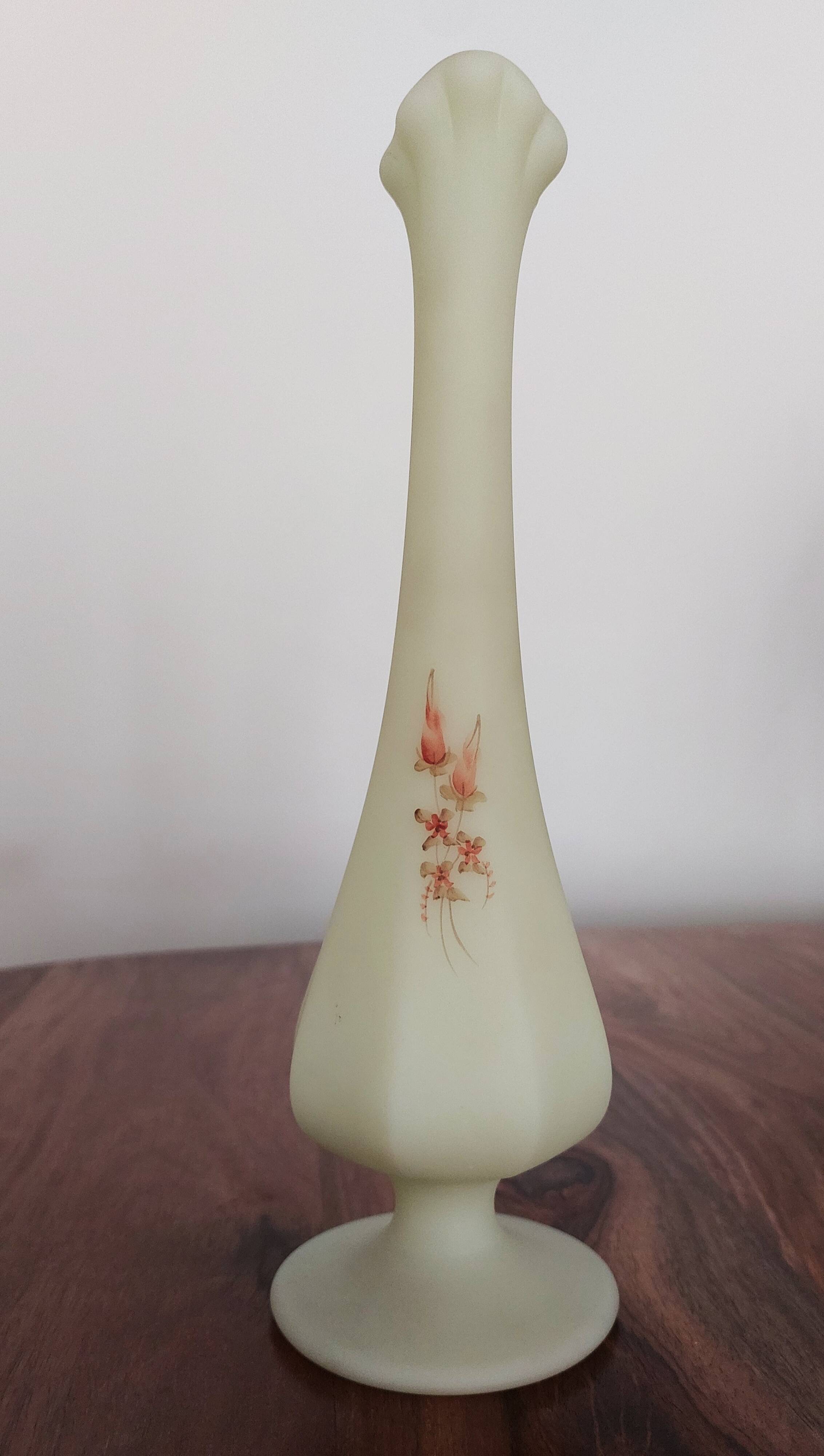 Soliflore vintage peint à la main