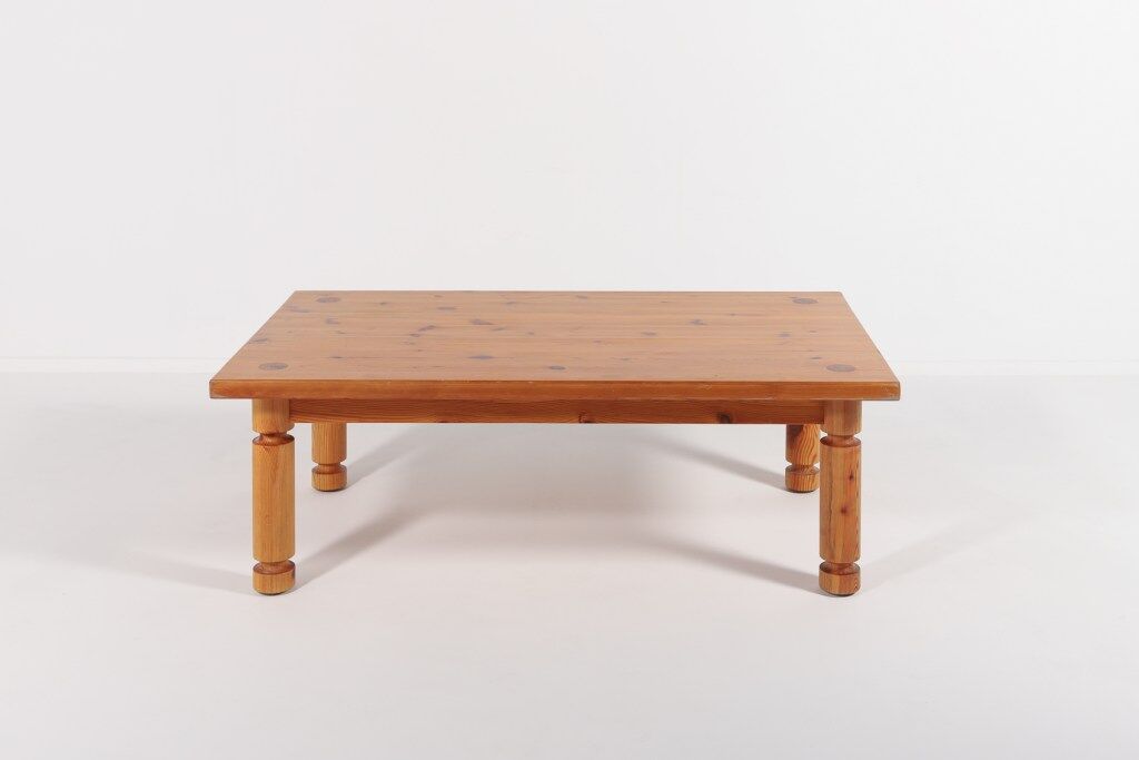 Pine coffee table by Sven Larsson, Sweden 1960