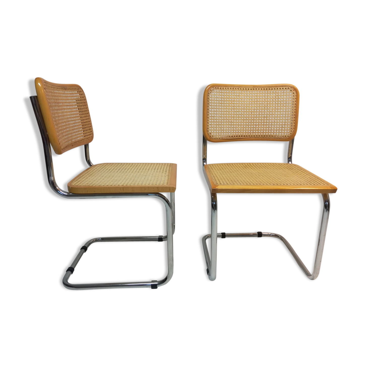 Pair of chairs B 32 design Marcel Breuer