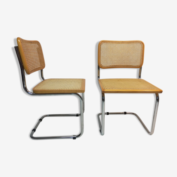 Pair of chairs B 32 design Marcel Breuer
