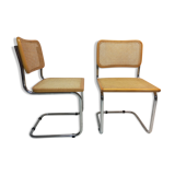 Pair of chairs B 32 design Marcel Breuer
