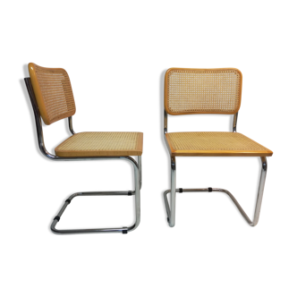 Pair of chairs B 32 design Marcel Breuer