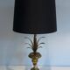 Palm Tree Table Lamp in Brass, Neoclassical Style, in the Taste of Maiso