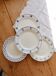 4 mismatched vintage dinner plates - Lot Cutie II