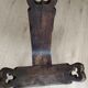Rustic wooden tripod chair