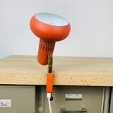 Spot lamp orange clamp 70s space age