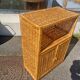 Vintage rattan shelf cabinet furniture