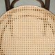 Ensemble de 2 chaises vintage originales design Thonet modèle Long John avec accoudoirs.