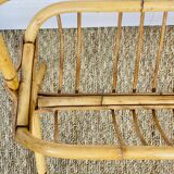Wicker magazine rack 1960
