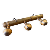 Porte manteaux en bois année 60 3 patères