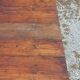 19th century farmhouse table in oak and poplar with spindle legs 198cm