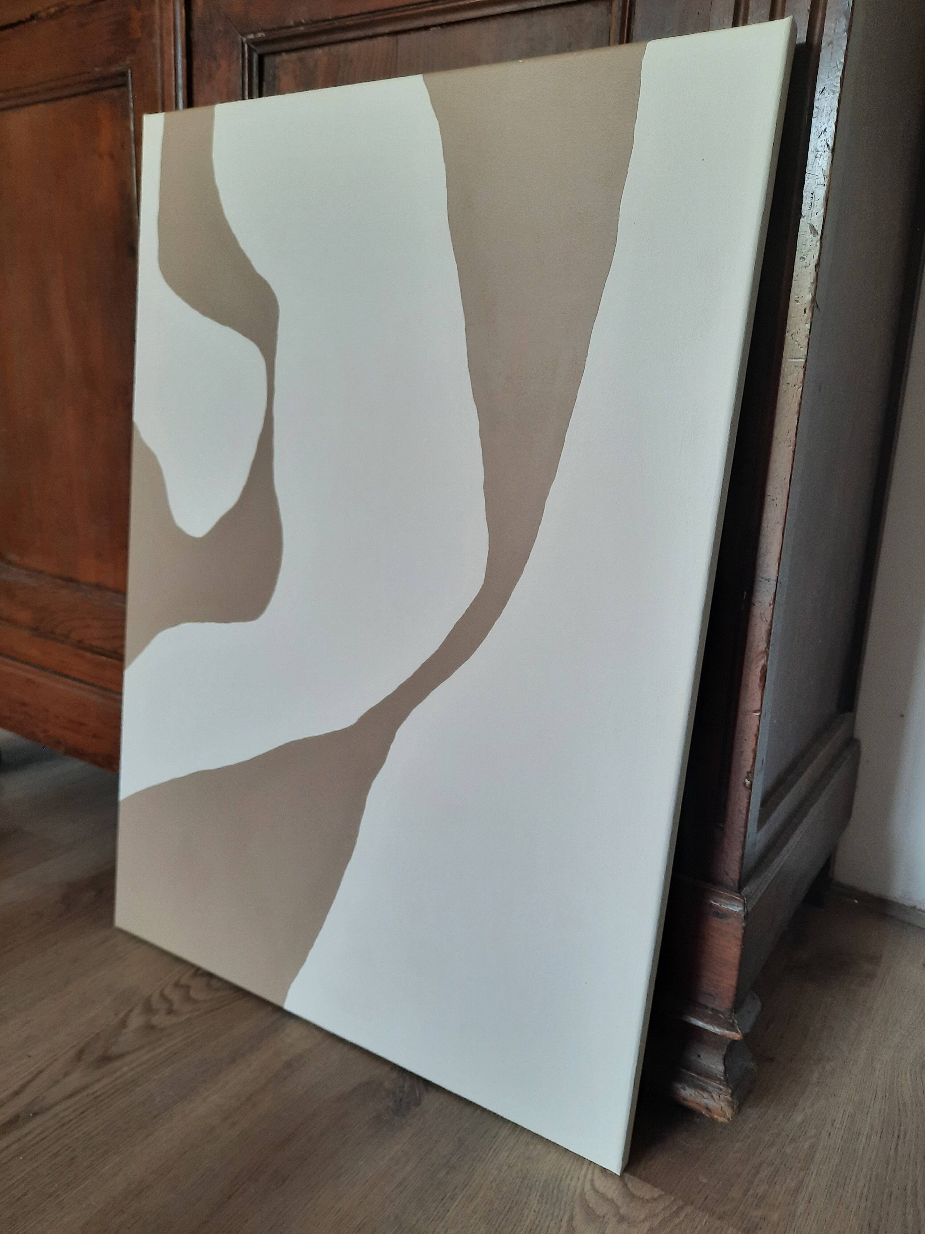 Contemporary beige/brown painting