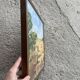 Old canvas, painting signed Mallet