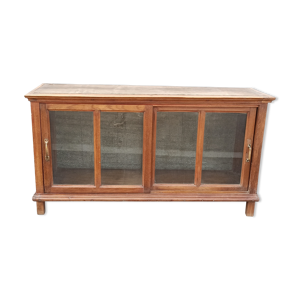 Meuble vitrine en bois,