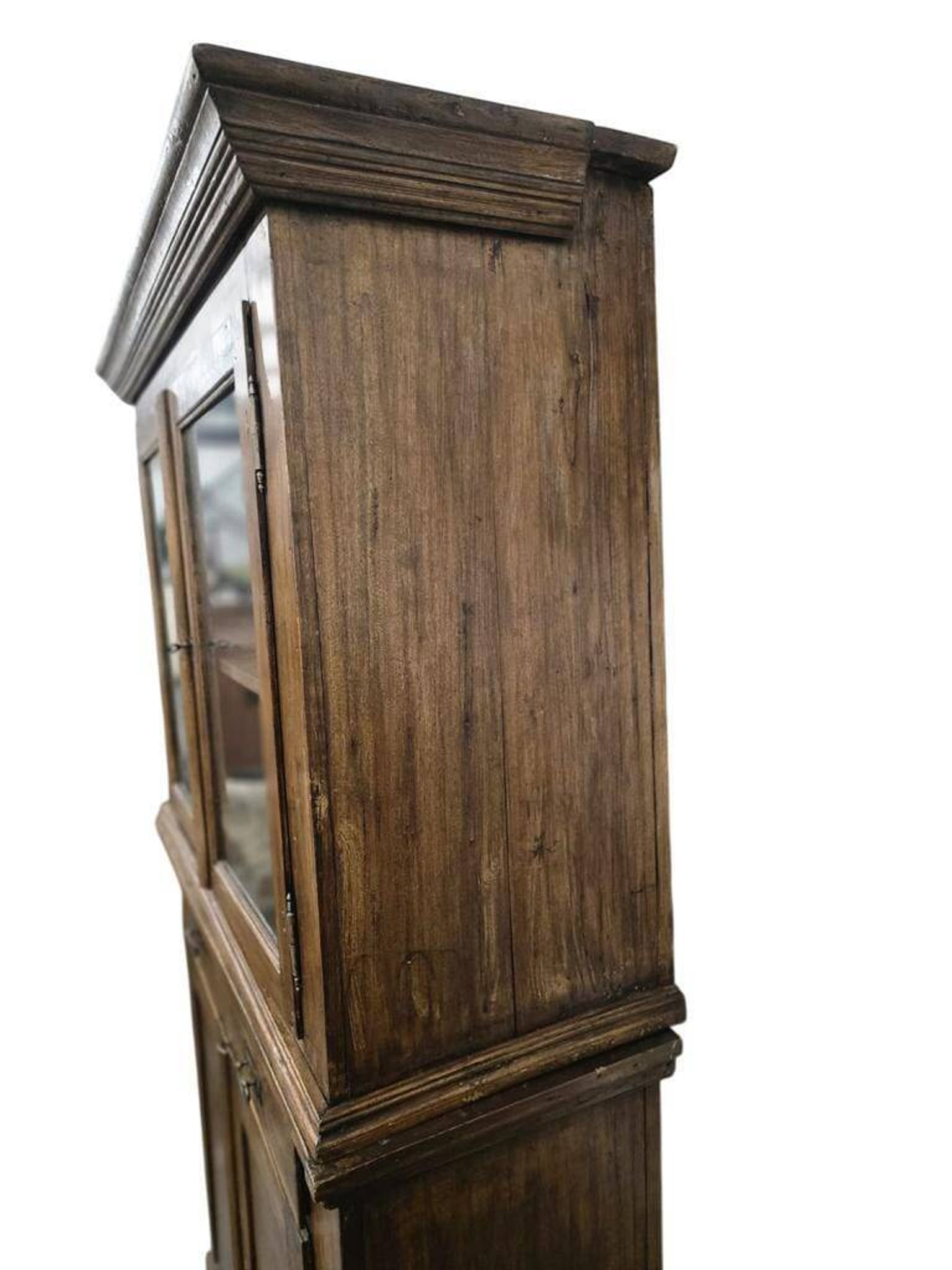 Vintage wooden display cabinet / sideboard / wardrobe