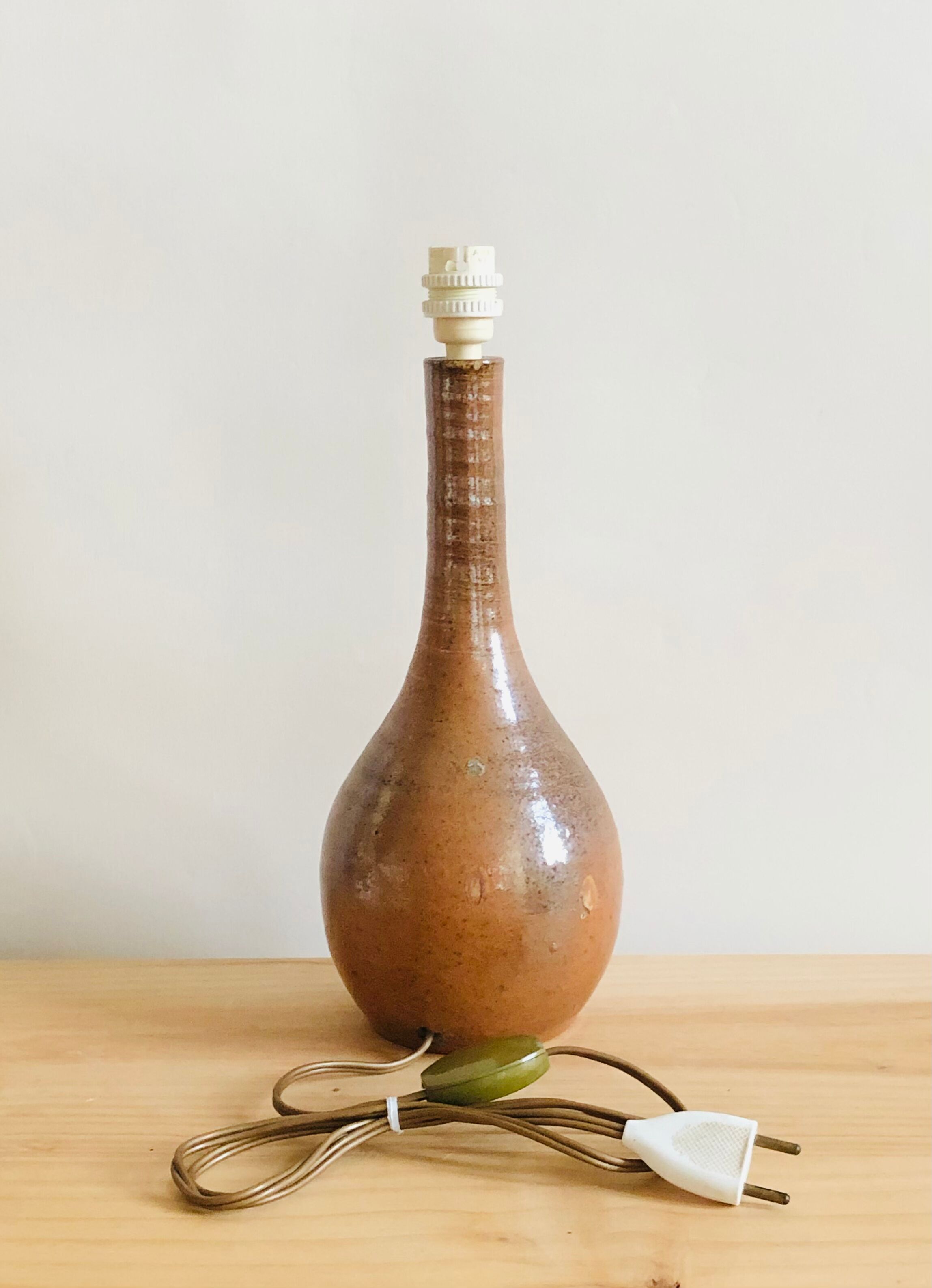 Vintage stoneware lamp foot H28cm