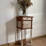 Bedside table with marble