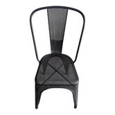 Chaise Tolix véritable, tôle perforée noire, état neuf