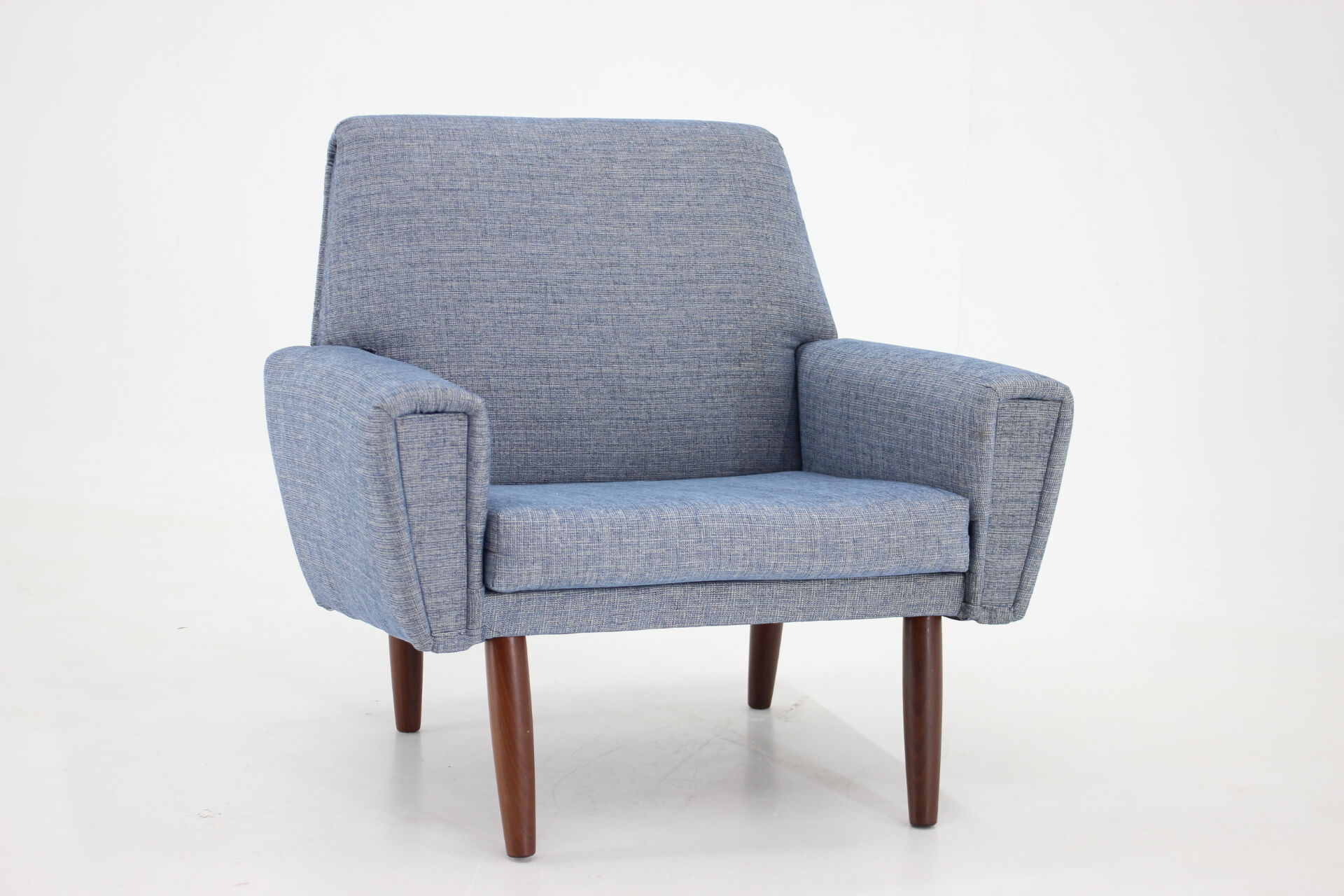 1960s Danish Teak Armchair -Newly upholstered