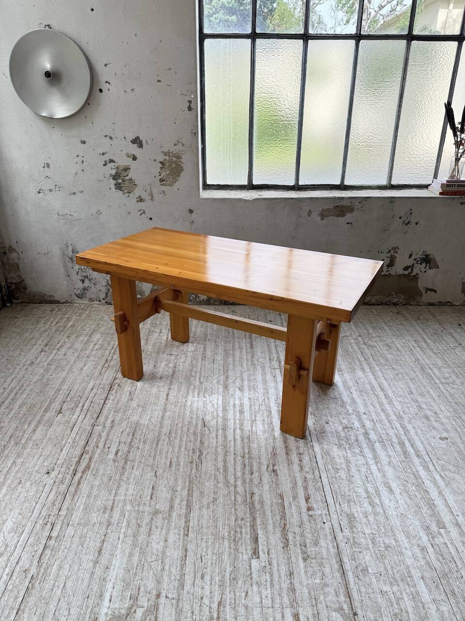 Farmhouse table, mountain furniture from the 50s