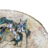 Helen Mai Important Dish In Terracotta And Glazed Porcelain Female Nude