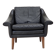 Fauteuil danois en cuir par Aage Christensen, années 1960