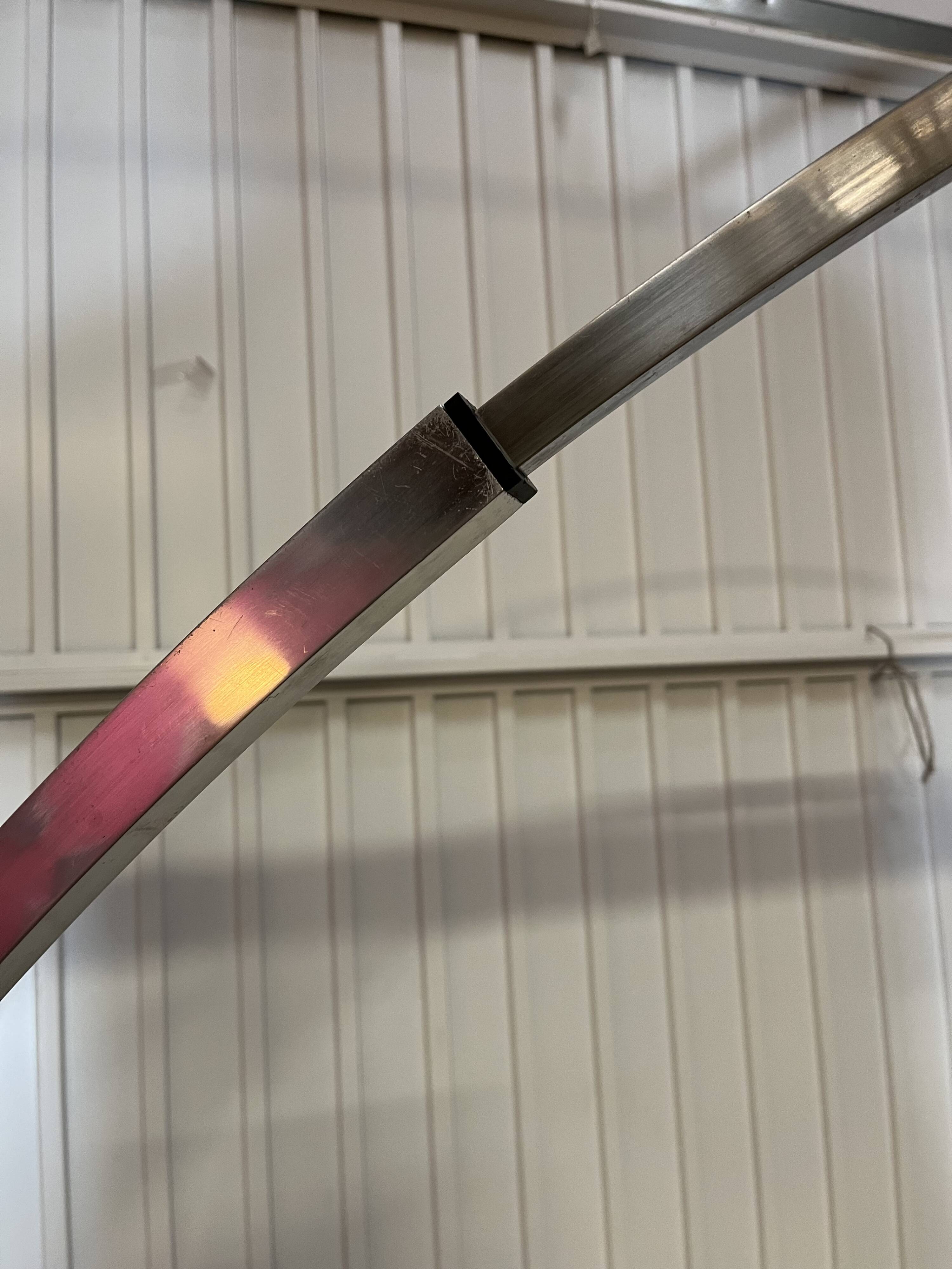 Designer arc floor lamp from the 70s