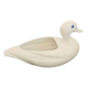 Duck cachepot Bassano vintage white ceramic - mid-century modern style