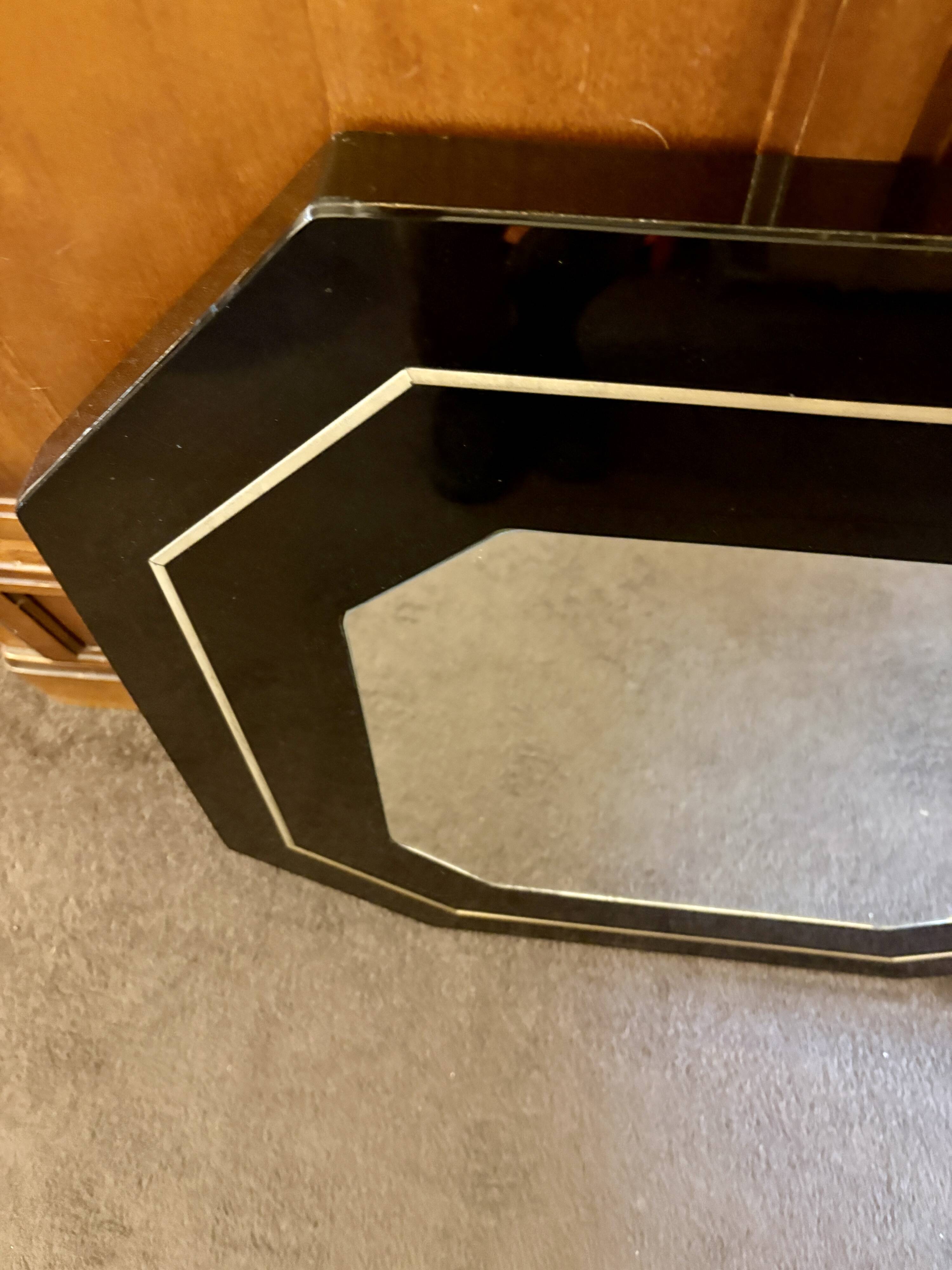 Octagonal mirror Eric Maville 1970s