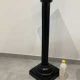 Nineteenth century black wooden fifth wheel column Napoleon III