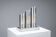 Triple column table lamp in stainless steel by Goffredo Reggiani