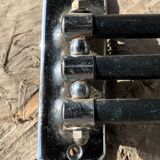 Vintage 3-spoke black towel racks