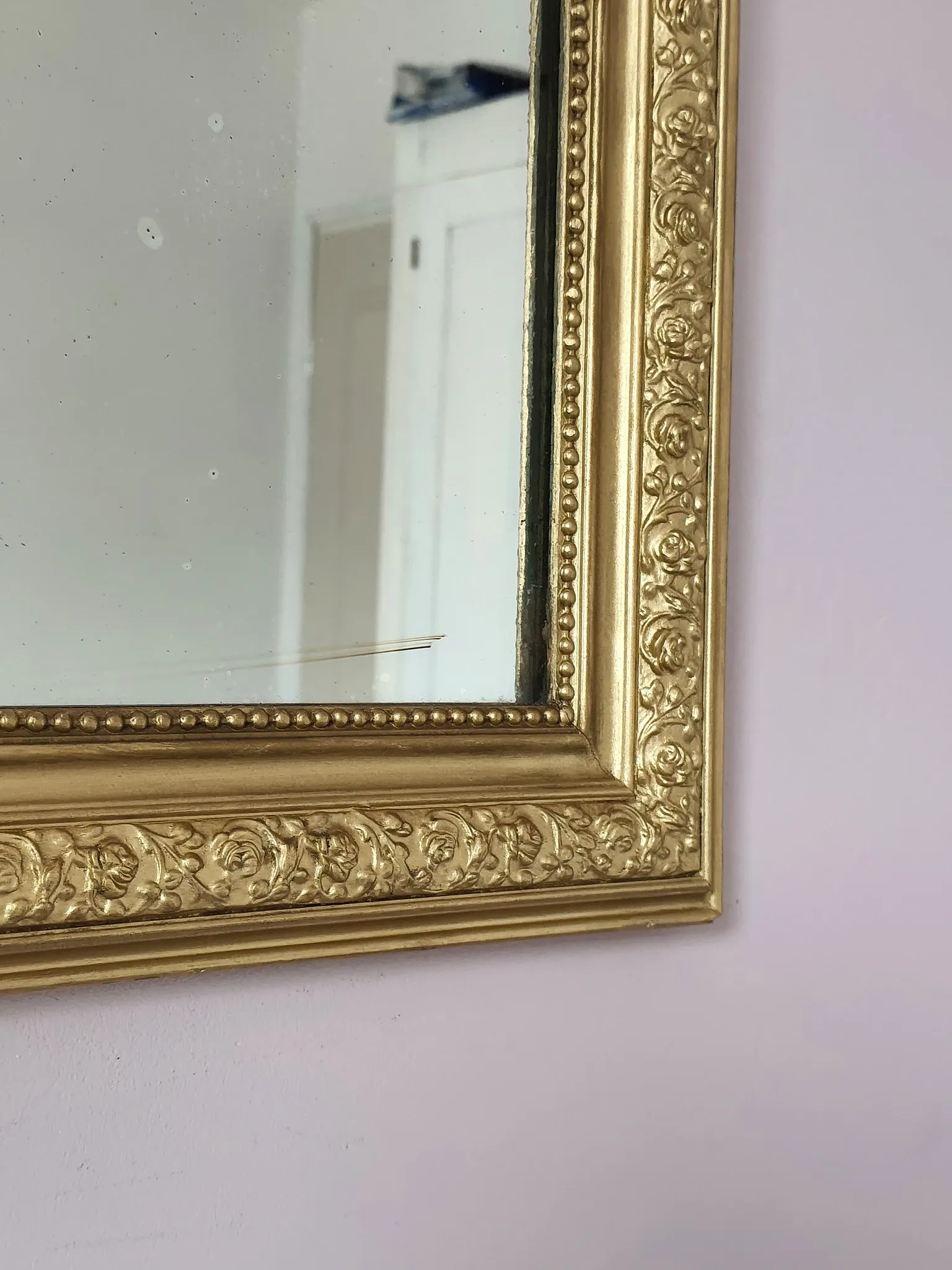 Louis Philippe mirror with ornate frame