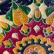 Assiette cloisonnée laiton vintage