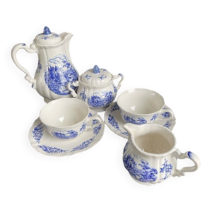 service à thé , sarreguemines