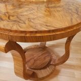 Round Art Deco pedestal table 1930
