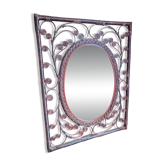 70s peacock mirror