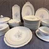 Limoges porcelain dinner service Ulim 46 pieces