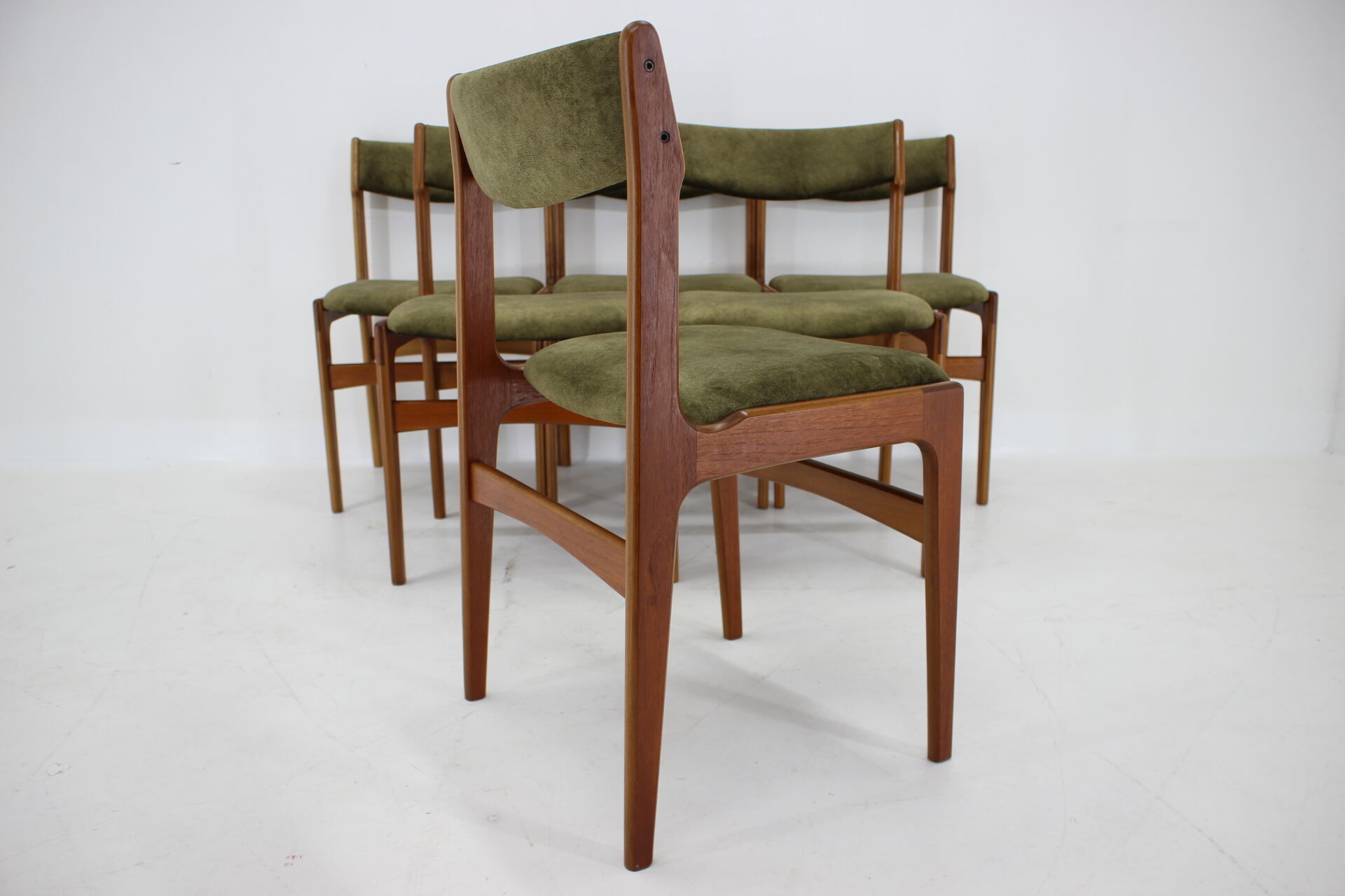 1960s Danish Teak Dining Chairs, Set of 6