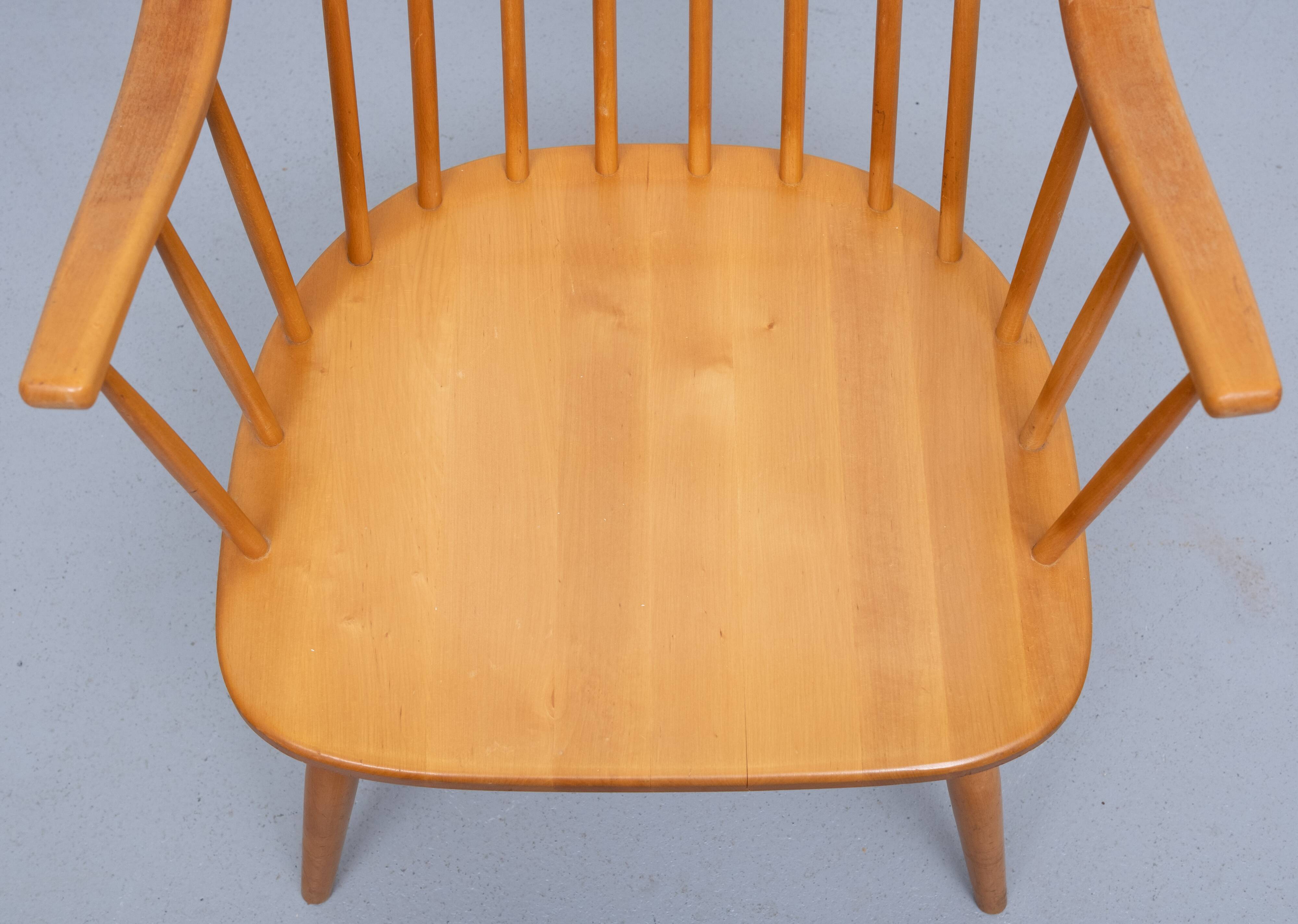 Grandessa Spindle back armchair by Lena Larsson for Nesto, Sweden 1960