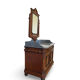 The antique walnut vanity , 19th century