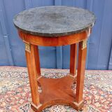 art deco pedestal table