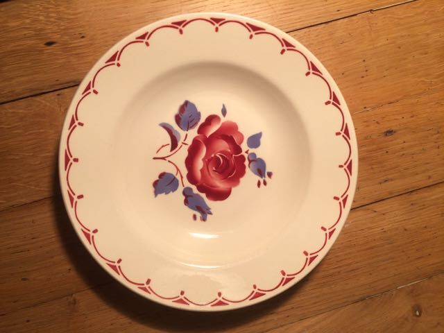 Suite of 10 plates empty "Badonvillers"