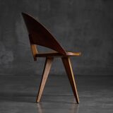 Chaises de salle à manger en contreplaqué, Italie, années 1950