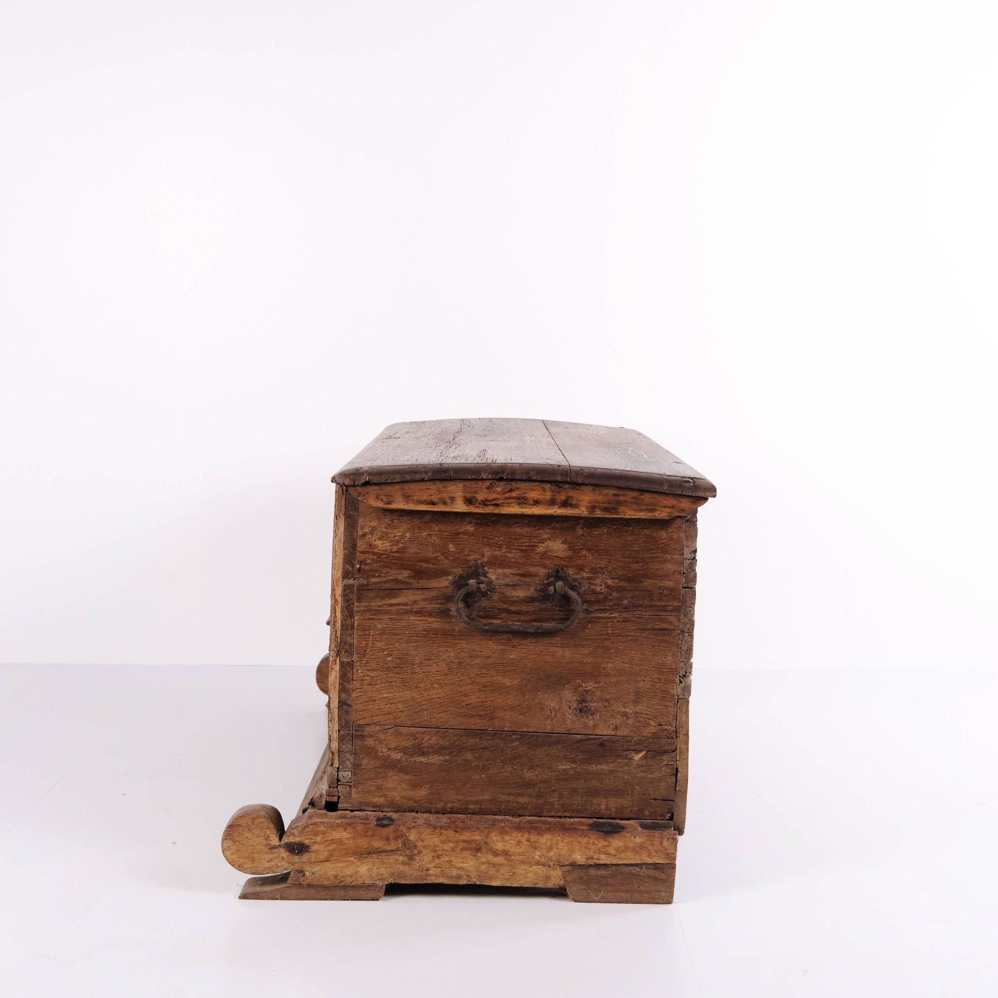 Chest – Oak – Carved details & inlay – c. 1860s