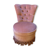 Toad padded velvet armchair