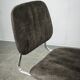 Italian Swivel Office Chair with Chrome Base, 1970s