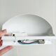 Swivelling metal wall lamp, lacquered, vintage Habitat